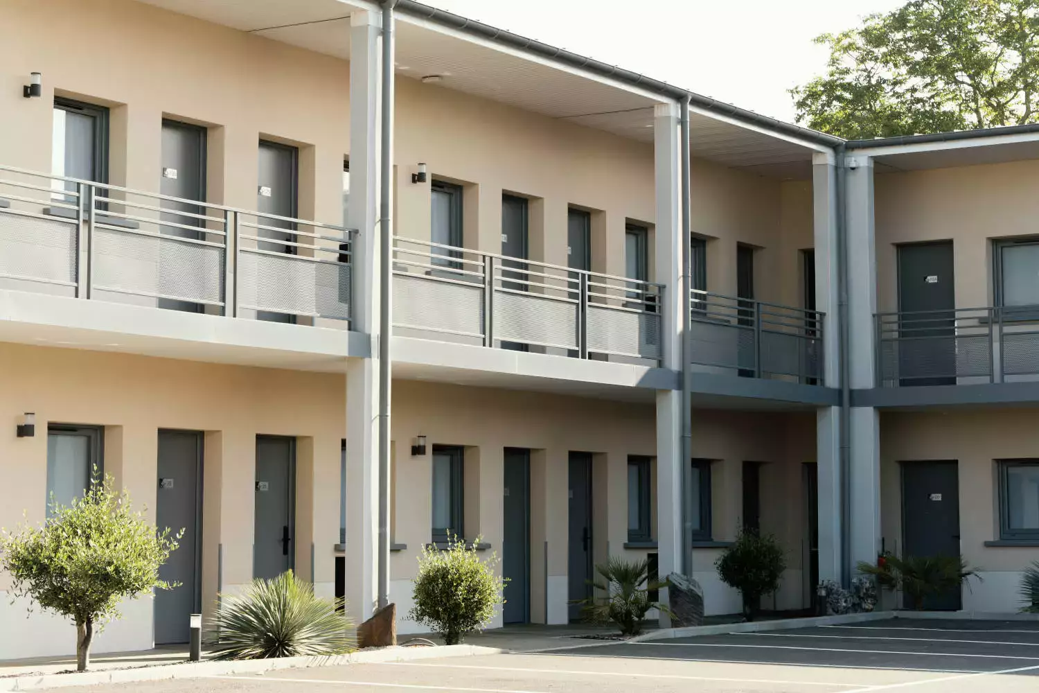 Façade de l'hôtel | Hôtel Cottages de France, Saint-Mard